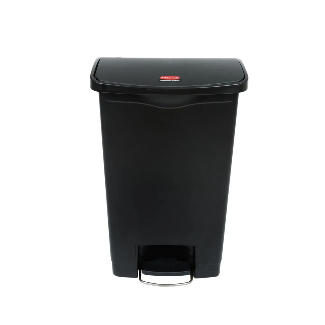 Rubbermaid Step-on keskeny szemetes kuka-fekete-50 literes
