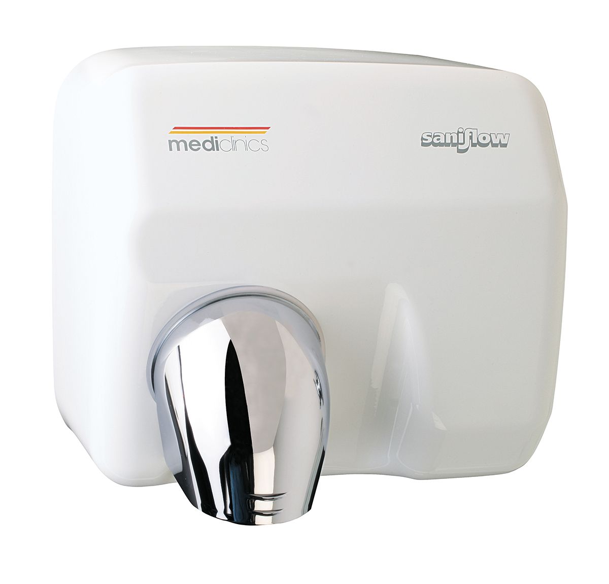 Mediclinics saniflow automata kézszárító-acél-fehér