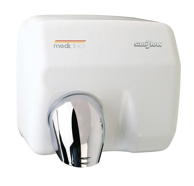 Mediclinics saniflow automata kézszárító-acél-fehér
