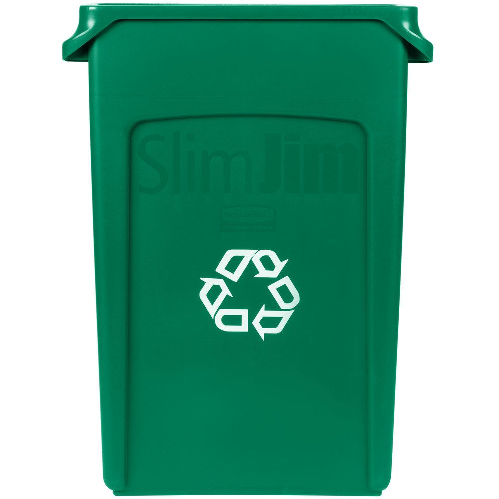 Rubbermaid Slim Jim szemetes kuka- 87L -zöld