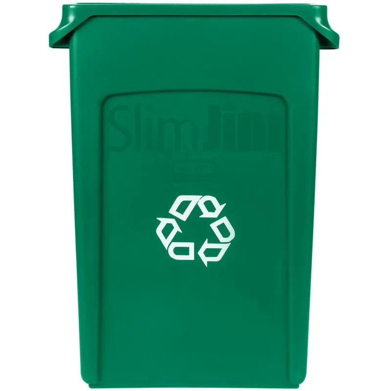 Rubbermaid Slim Jim szemetes kuka- 87L -zöld