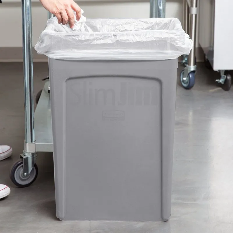 Rubbermaid Slim Jim szemetes kuka- 87L -szürke