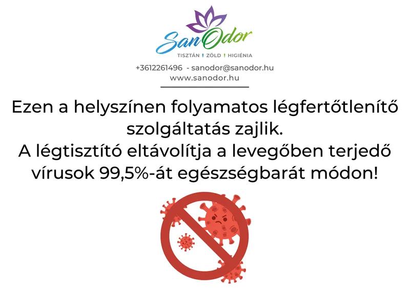 Prozone ózongenerátor - légtisztító, szagsemlegesítő szolgáltatás