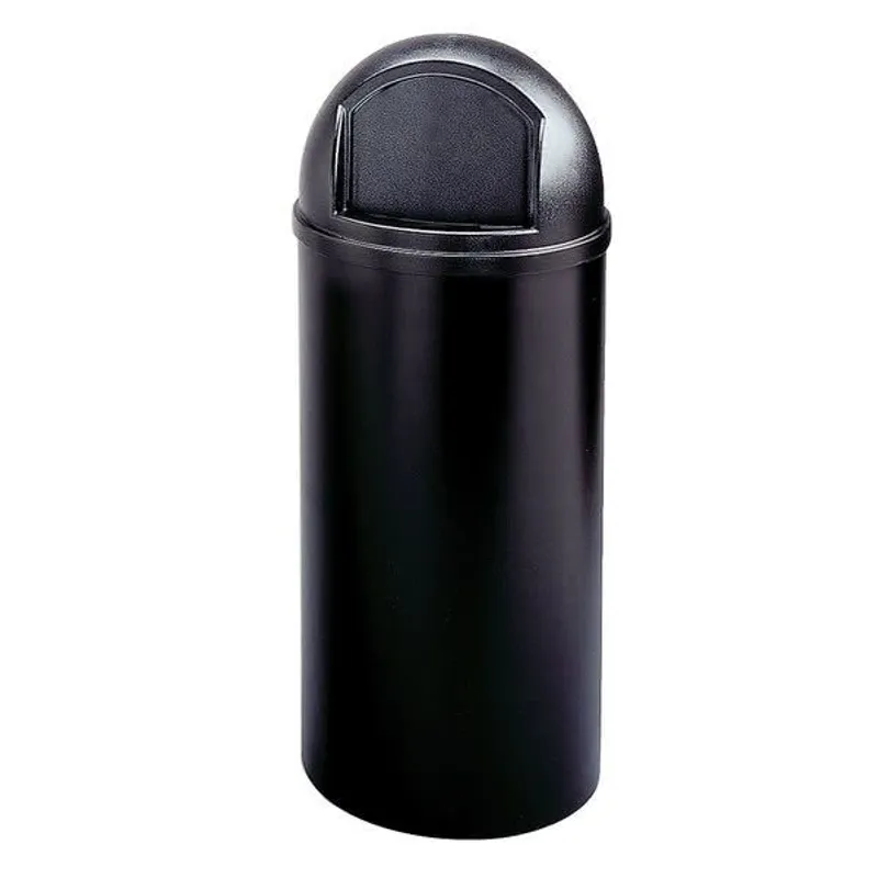 Rubbermaid Marshal-billenőfedeles szemetes-UV álló-fekete-56,8L
