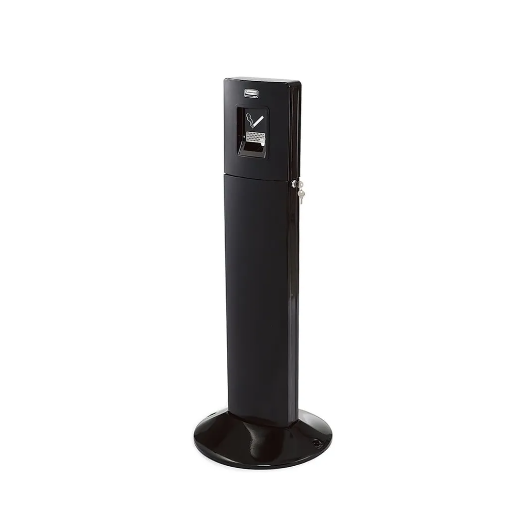 Rubbermaid cigaretta csikkgyűjtő állomás-fekete