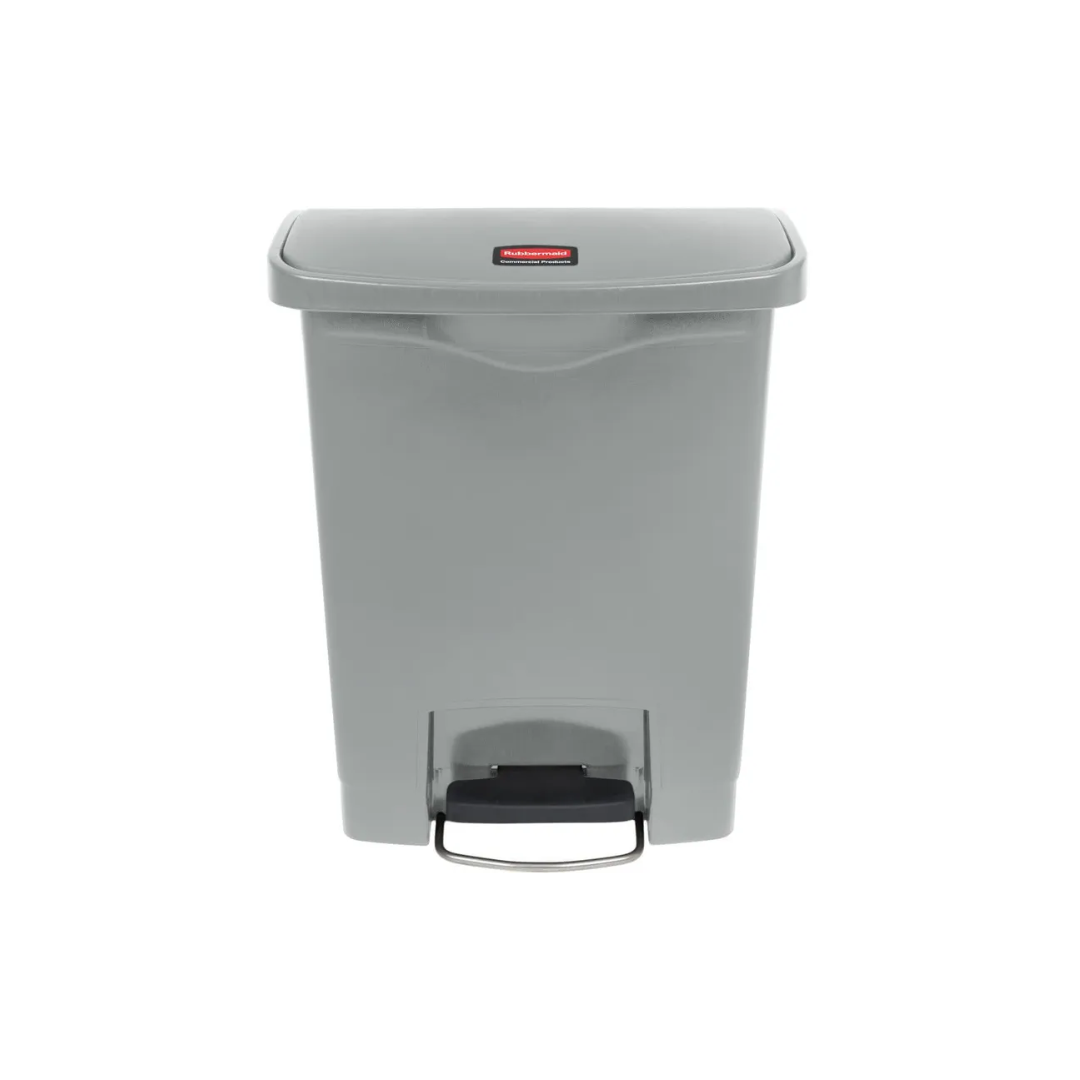 Rubbermaid Step-On keskeny pedálos szemetes kuka-szürke-30 literes