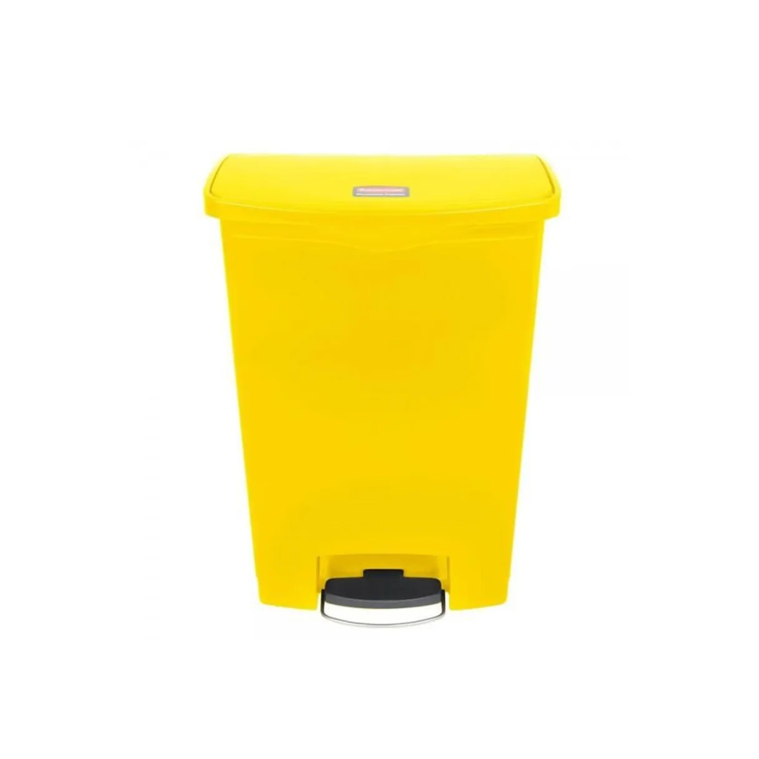 Rubbermaid Step-on keskeny pedálos szemetes-sárga- 90L