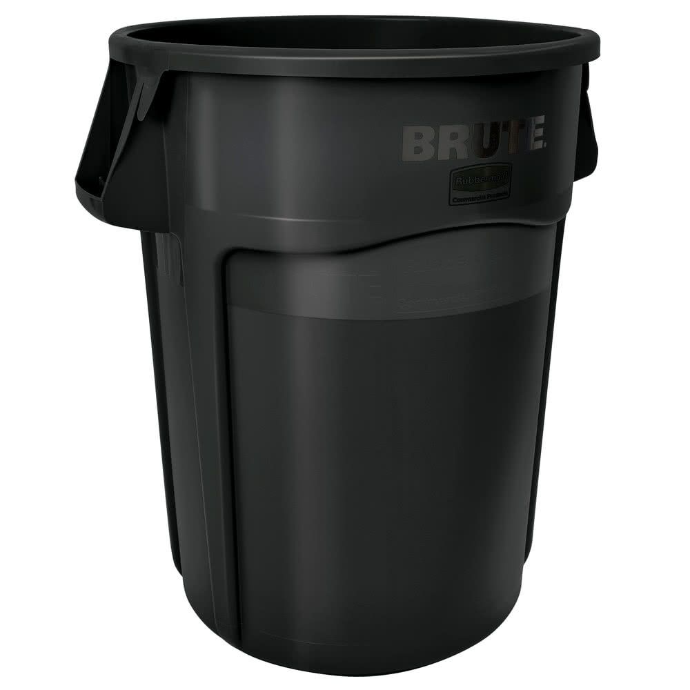 Rubbermaid Brute törhetetlen szemetes konténer-166,5 literes-fekete