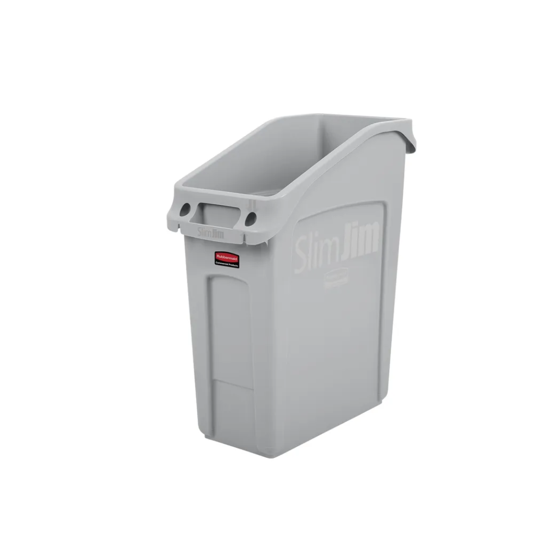 Rubbermaid Slim Jim asztal alá helyezhető kuka 49L szürke