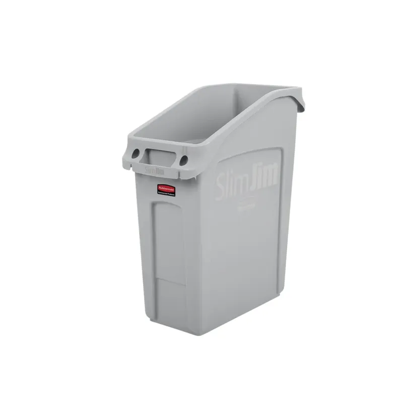 Rubbermaid Slim Jim asztal alá helyezhető kuka 49L szürke