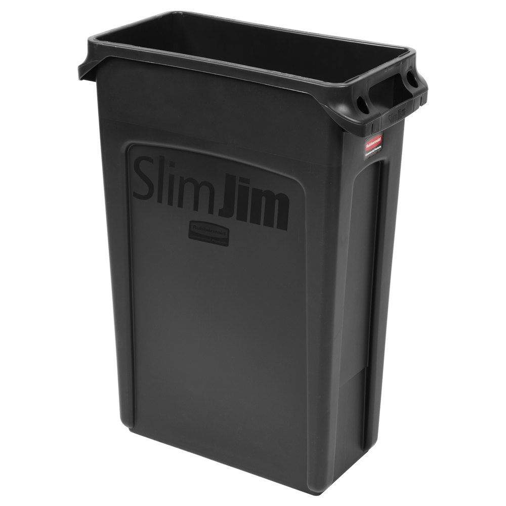 Rubbermaid Slim Jim szemetes kuka- 87L -fekete