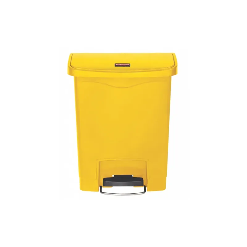 Rubbermaid Step-On keskeny pedálos szemetes kuka-sárga-30L