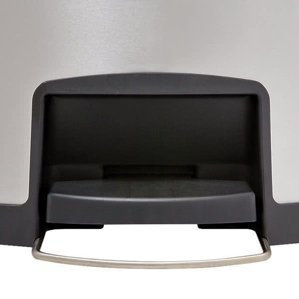 Rubbermaid Step-On rozsdamentes acél szemetes- fekete és metál-50L