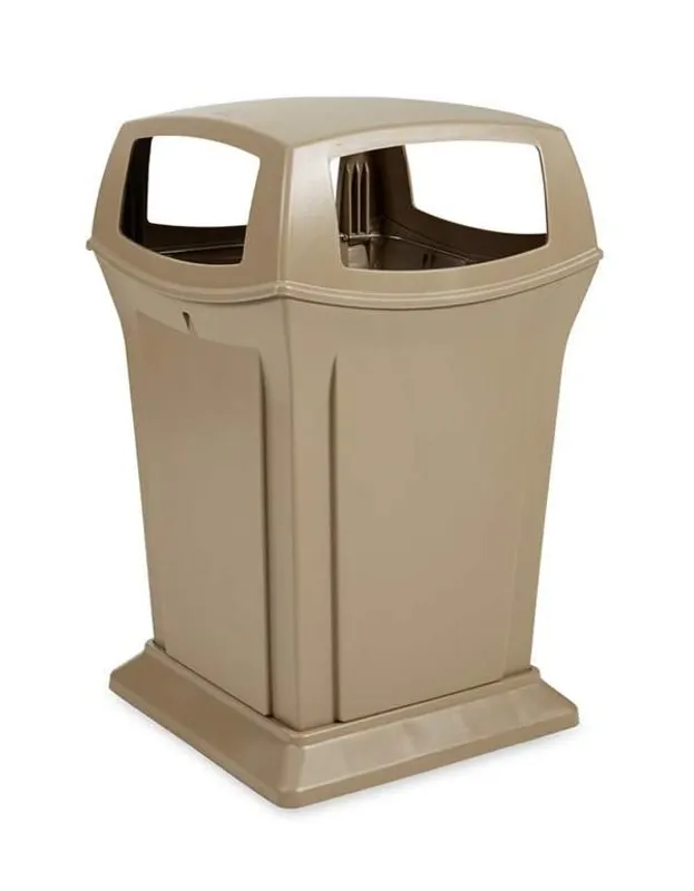 Rubbermaid "Ranger" kültéri szemetes-bézs-170,3 liter